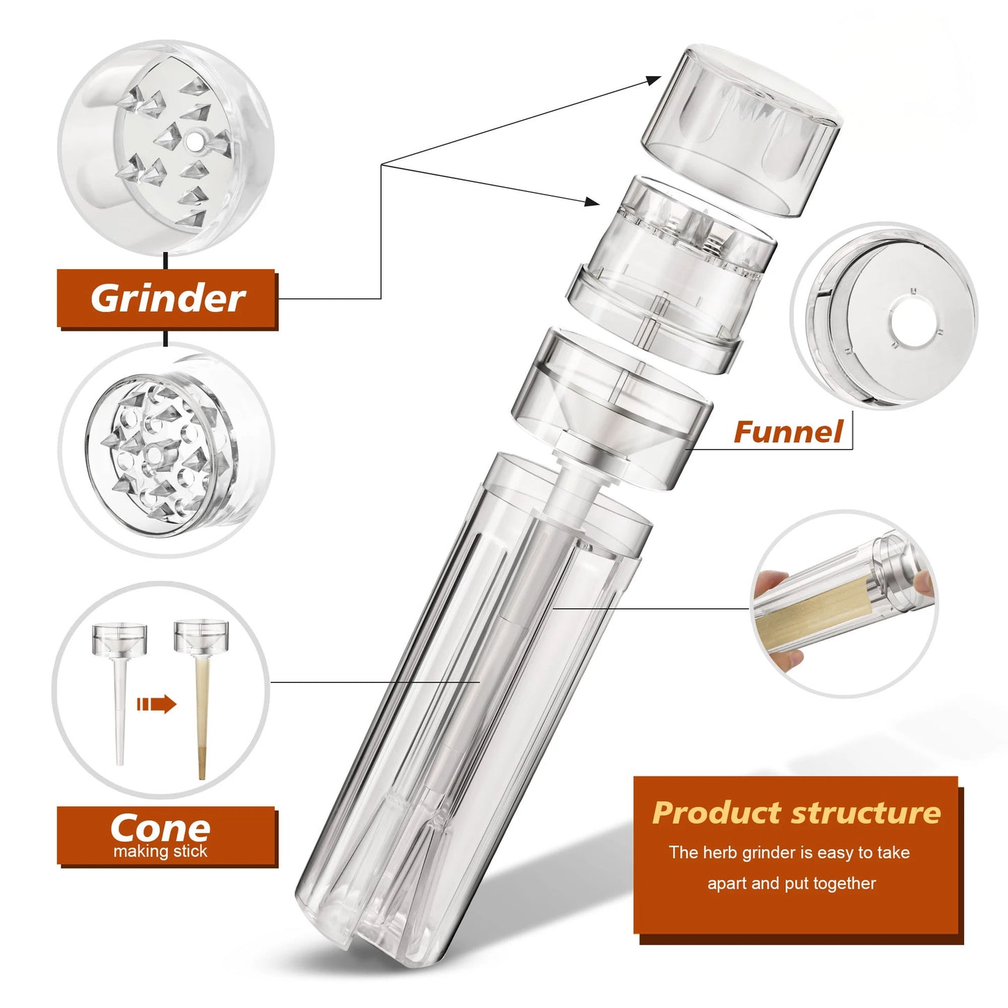 GrindMaster Elite - All-in-One Herb Grinder